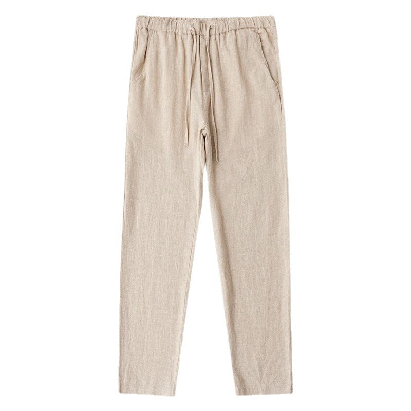 Casual Pants Straight Loose Men's Pants Cropped Pants