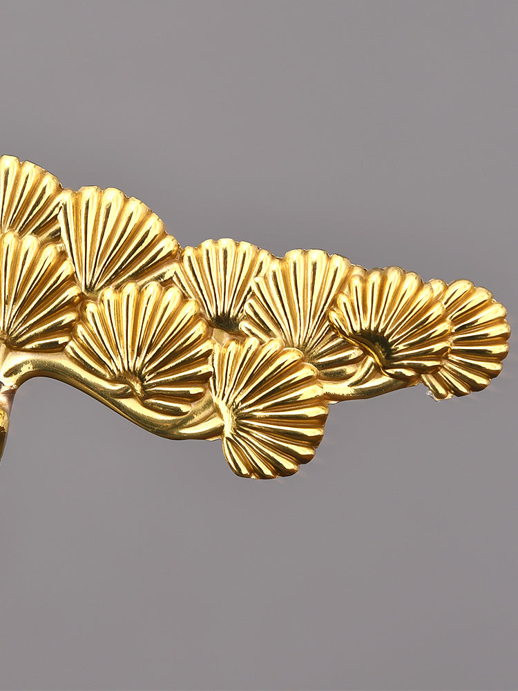 Brass Welcoming Pine Ornaments And Home Accessories - Z3 Limited