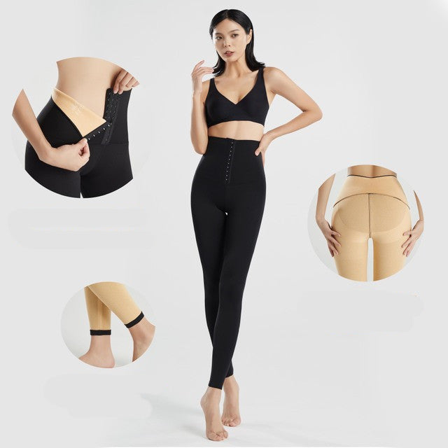 Women's Belly Lift Butt Lift Plus Fleece Outer Wear Leggings