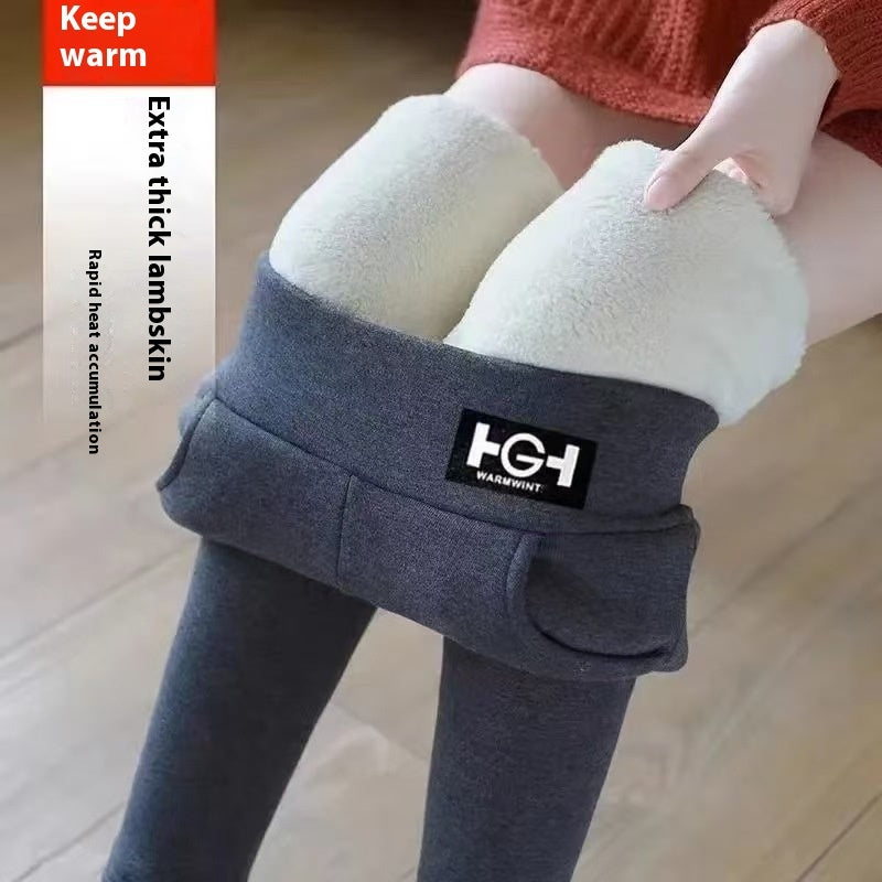 Plus Size Fleece-lined Thicker Cashmere Leggings