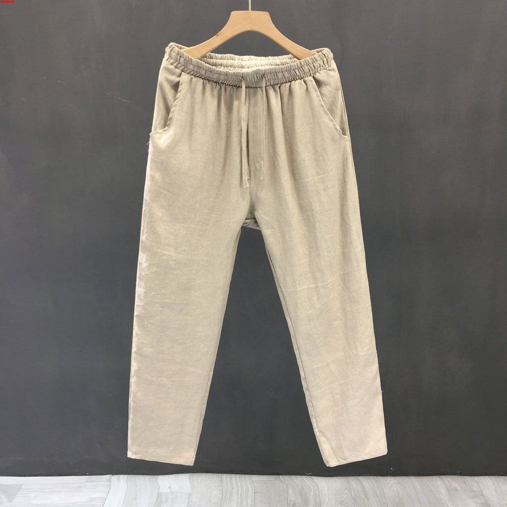 Casual Pants Straight Loose Men's Pants Cropped Pants