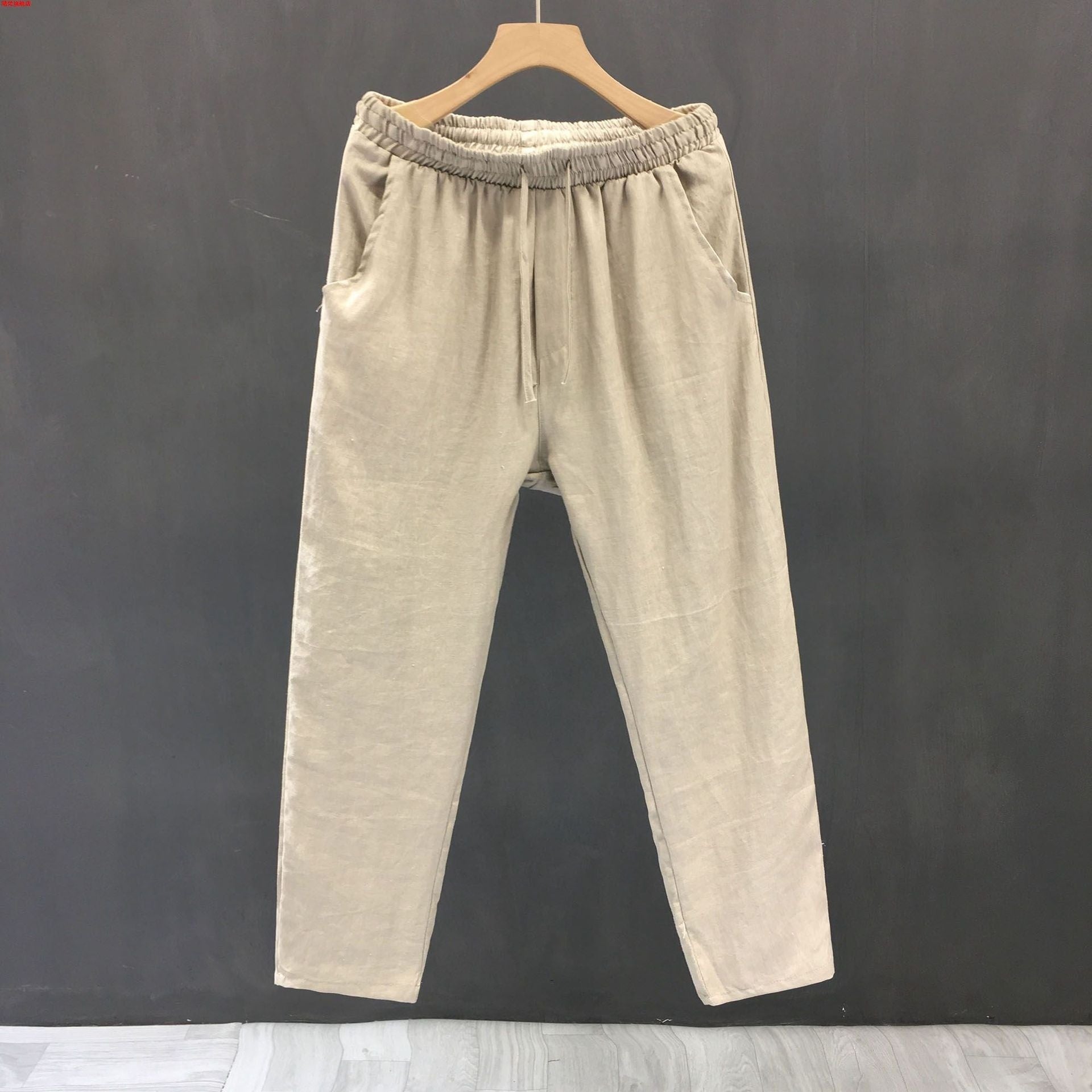 Casual Pants Straight Loose Men's Pants Cropped Pants