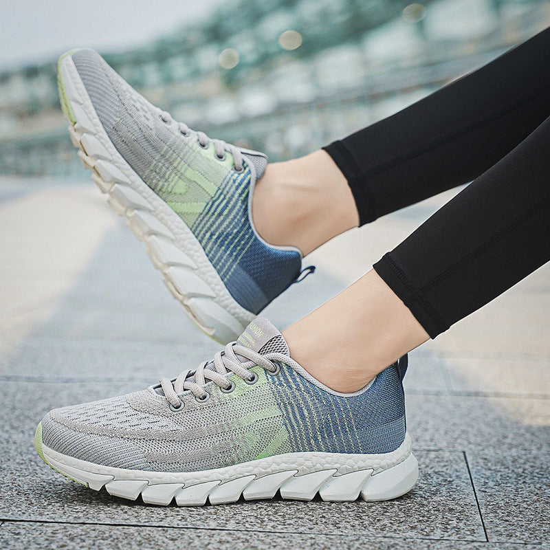 Plus Size Breathable Light Soft Bottom Female Mesh Casual Sneaker