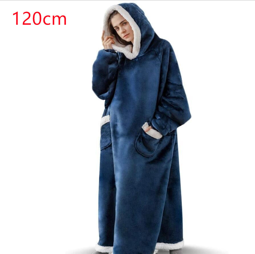 Winter TV Hoodie Blanket Winter Warm Home Clothes Women Men Oversized Pullover With Pockets - Z3 Limited