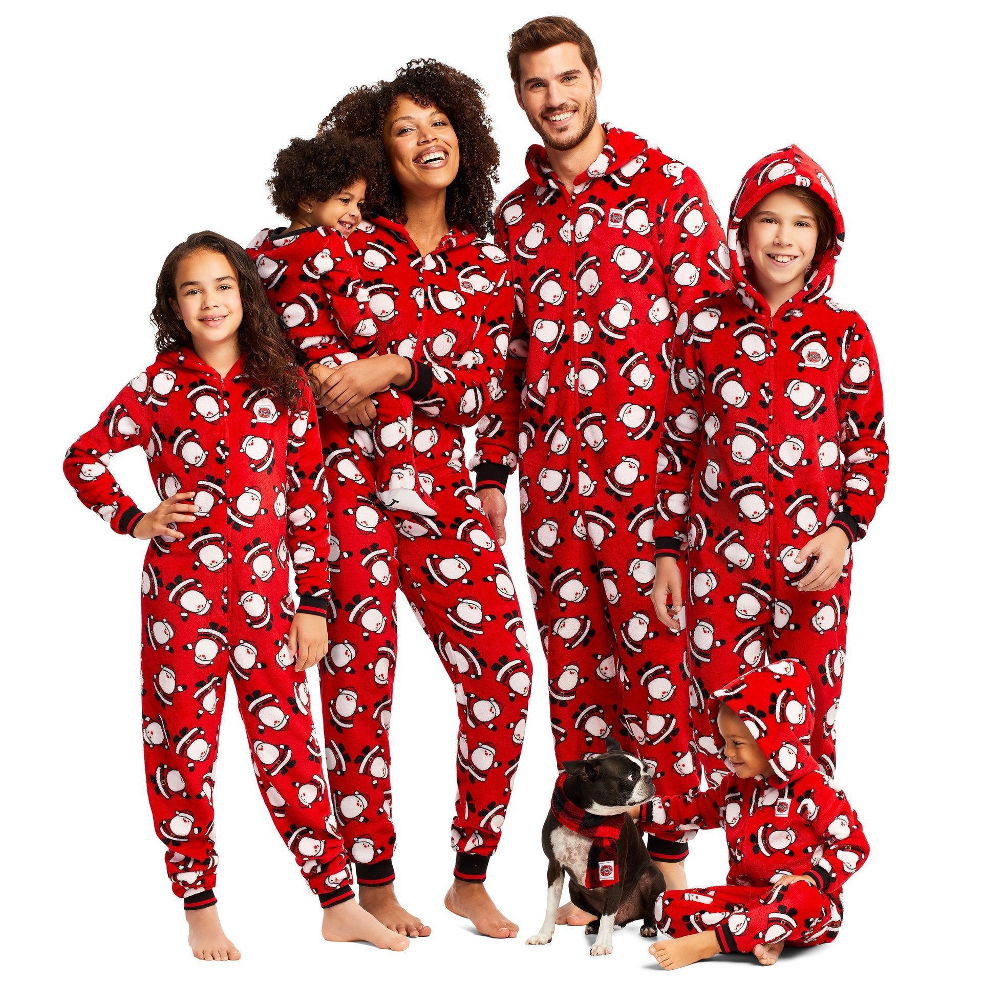 Printed Christmas Clothes One-piece Pajamas Home Wear Parent-child Outfit - Z3 Limited