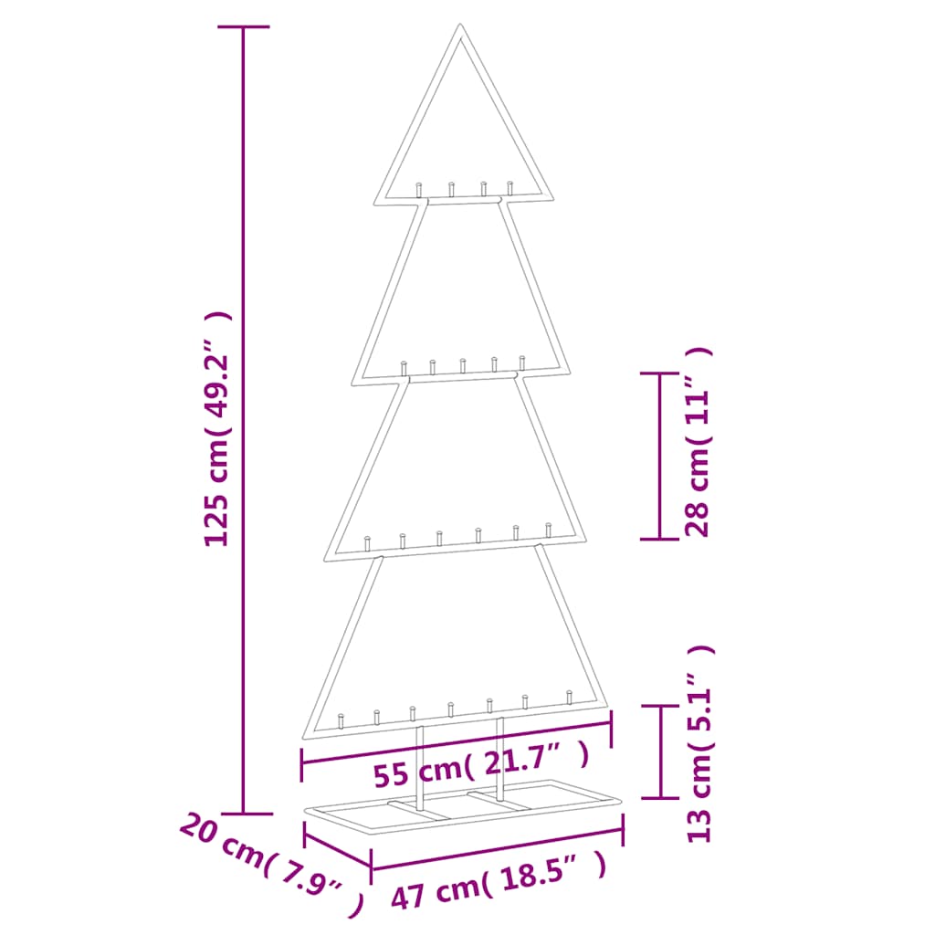 Christmas Tree for Decorations 125 cm - Z3 Limited